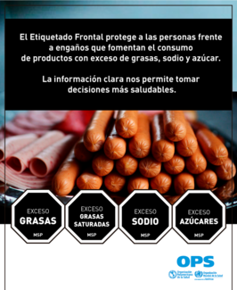 Etiquetado frontal protege a las personas frente a engaños que fomentan el consumo de productos altos en grasa, sodio y azúcar