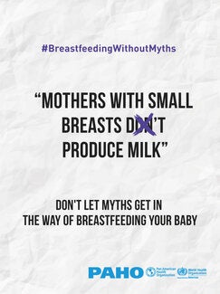 MYTH: Mothers with small breasts don't produce milk