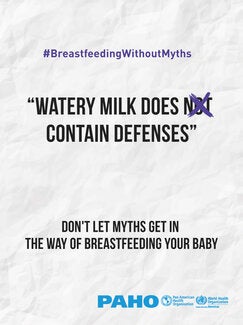MYTH: Watery milk does not contain defenses