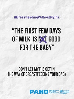 MYTH: The first few days of milk is not good for the baby