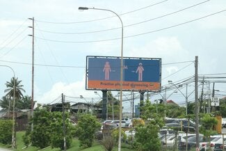 Practice physical distancing 