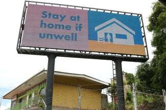 Stay at home if unwell 