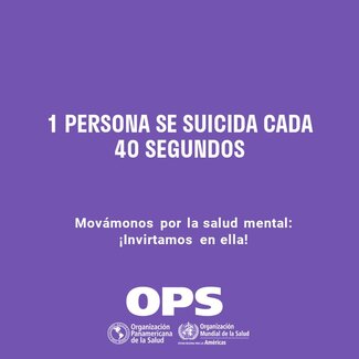 Una persona se suicida cada 40 segundos 