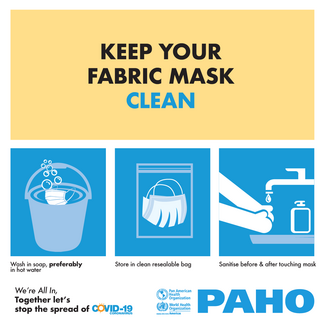 Keep mask clean