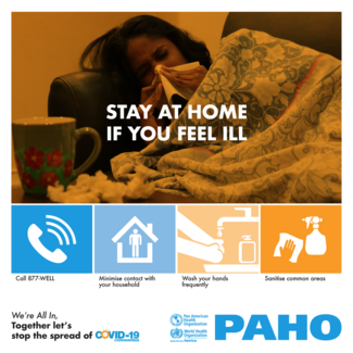 Stay at home if you feel ill