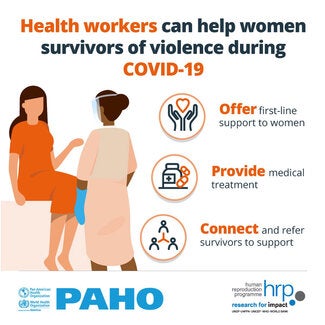 Health workers can help women survivors of violence during COVID-19