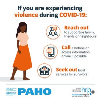 If you are experiencing violence during COVID-19