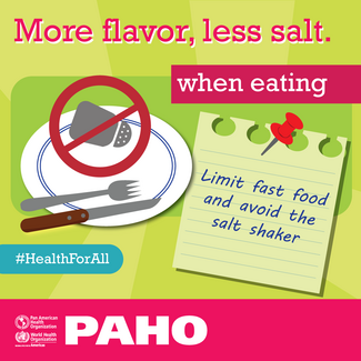 More flavor, less salt - when eating