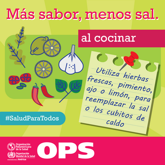 Más sabor, menos sal - Al cocinar