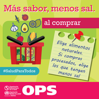 Más sabor, menos sal - Al comprar