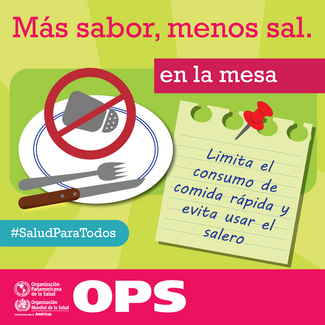 Más sabor, menos sal - En la mesa