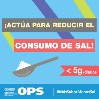 Actúa para reducir el consumo de sal