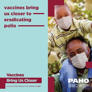 VWA 2021 - Card 2 with masks: Polio