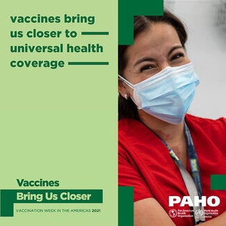 VWA 2021 - Card 5 with masks: Universal Health Coverage