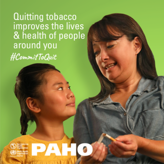 Quitting tobacco improves the lives and health of people around you