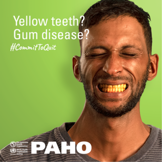 Yellow teeth? Gum disease? (smile)