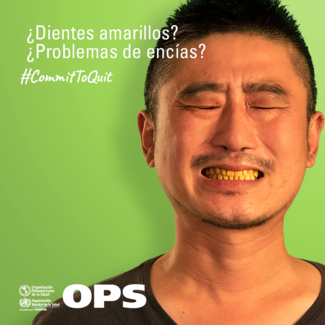 ¿Dientes amarillos? ¿Problemas de encías? (sonrisa)