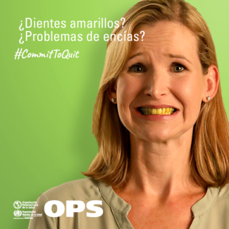 ¿Dientes amarillos? ¿Problemas de encías? (sonrisa)