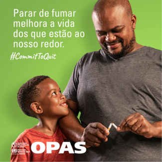 Parar de fumar melhora a vida dos que estão ao nosso redor.