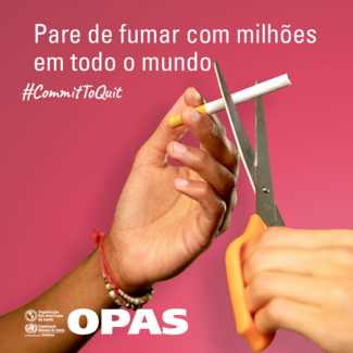 Pare de fumar com milhões em todo mundo.