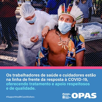 Card 2 - Ano Internacional dos Trabalhadores de Saúde e Cuidadores 2021