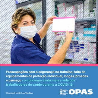 Card 4 - Ano Internacional dos Trabalhadores de Saúde e Cuidadores 2021