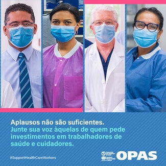 Card 5 - Ano Internacional dos Trabalhadores de Saúde e Cuidadores 2021