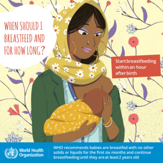 When should I breastfeed and for how long?