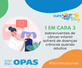 1 em cada 3 sobreviventes de câncer infantil sofrerá de doenças crônicas quando adultos