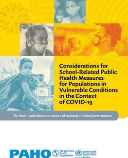Considerations for School-Related Public Health Measures for Populations in Vulnerable Conditions in the Context of COVID-19
