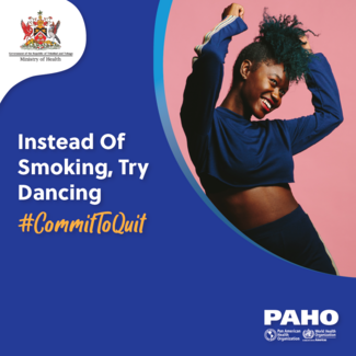 Social media card for tobacco cessation adolescents