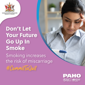Social media card for tobacco cessation women 