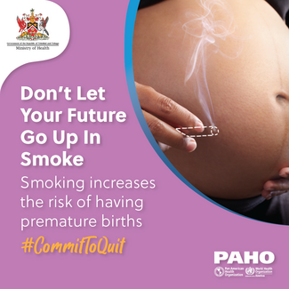 Social media card for tobacco cessation women 