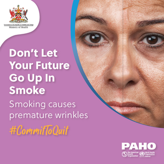 Social media card for tobacco cessation women 