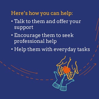 How can you help someone with depression?