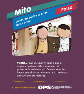 MITO 2: La vacuna contra la gripe causa gripe. FALSO!
