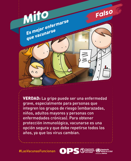 MITO 3: Es mejor enfermarse que vacunarse. FALSO!