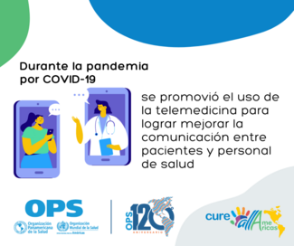 Durante la pandemia por COVID-19 se promovió el uso de telemedicina para lograr mejorar la comunicación entre pacientes y personal de salud