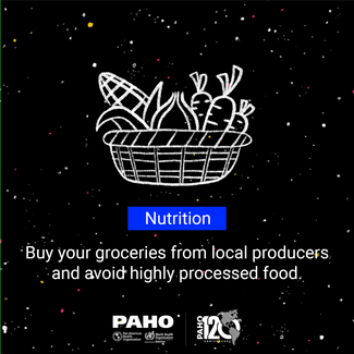 Social media tile: Nutrition