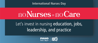 International Nurses Day (12 May, 2022). Banner (English version)