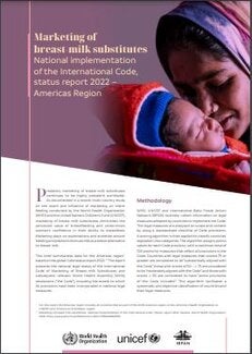 Brief for the Americas Region - Marketing of breast-milk substitutes: national implementation of the international code, status report 2022