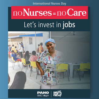 International Nurses Day (12 May, 2022). Social media card no. 3