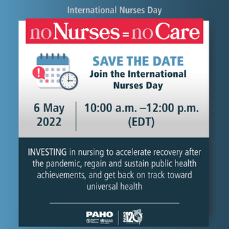 International Nurses Day (12 May, 2022). Social media card no. 6