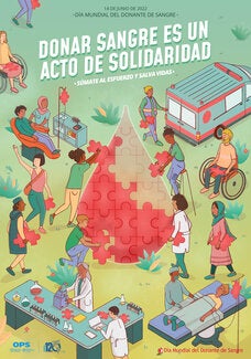 Día Mundial del Donante de Sangre 2022 [poster en español]