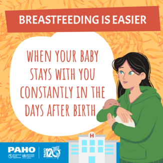 Breastfeeding is easier