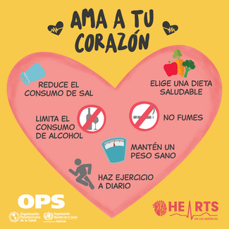 Tarjeta 3 - Ama tu corazón: thábitos saludables