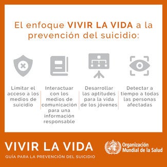 El enfoque VIVIR LA VIDA a la prevención del suicidio