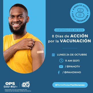 8 dias de acción por la vacunación redes sociales
