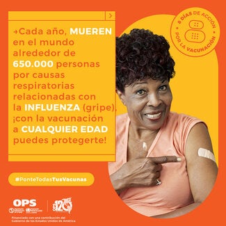 8 dias de acción por la vacunación redes sociales