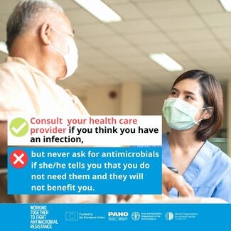 Social Media: Consult your health care provider if you think you have an infection